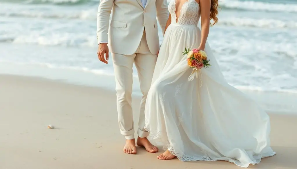 beach wedding fashion