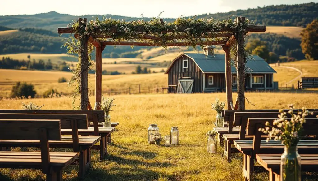 rustic wedding themes